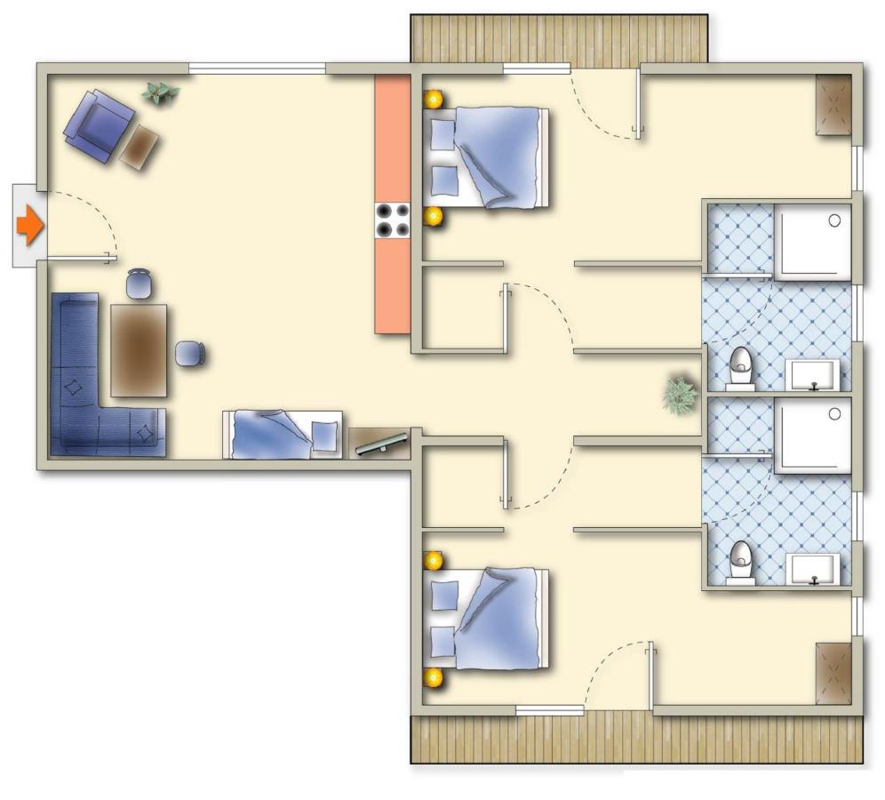 Appartments Alpina Майрхофен Экстерьер фото